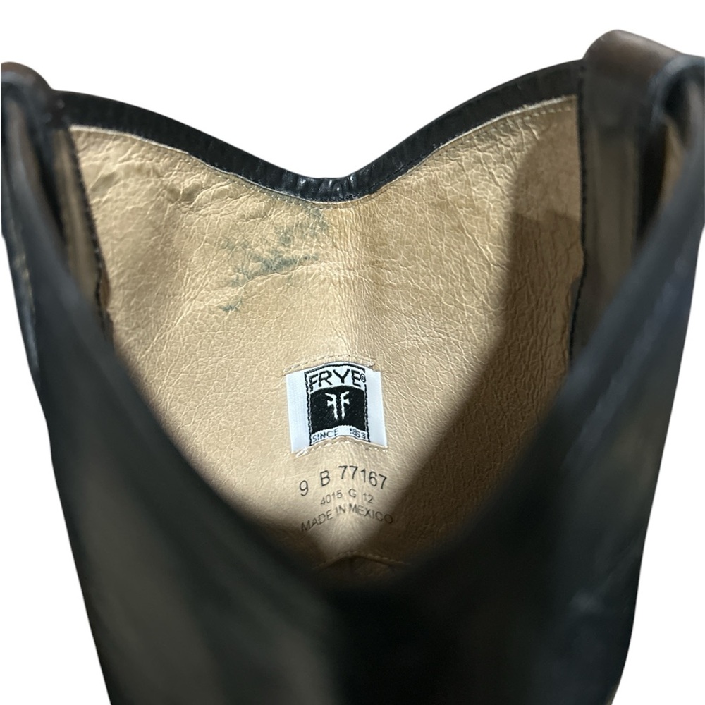 FRYE Melissa boots size 9, black, equestrian style - Picture 6 of 8